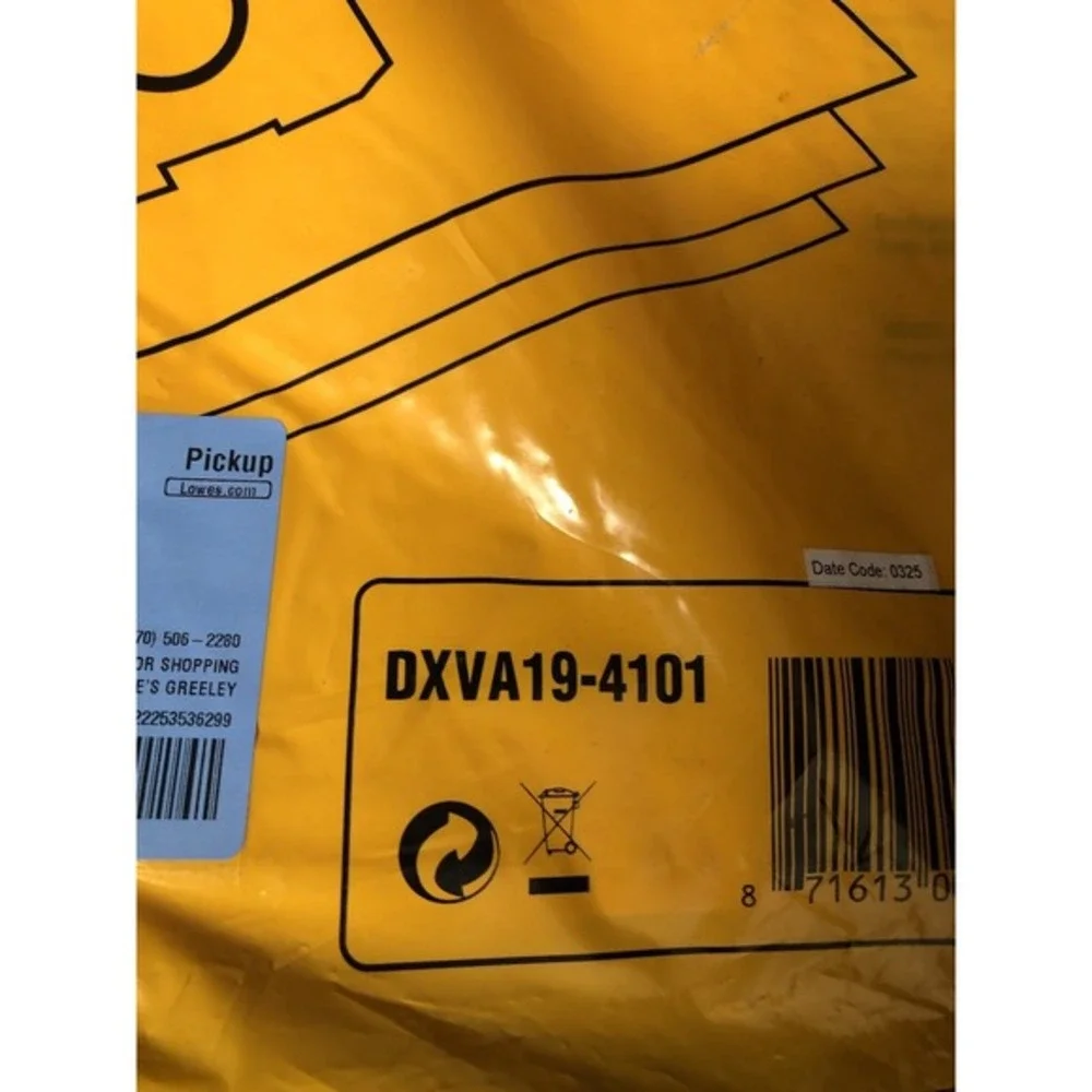 Dewalt 6-10 Vacuum Bags‎ (3) Shop Vacuum